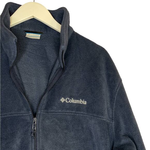 Columbia Blue Men’s Mountain 2.0 Full Zip Warm Fleece Jacket Sweater XL Like New - Picture 5 of 11